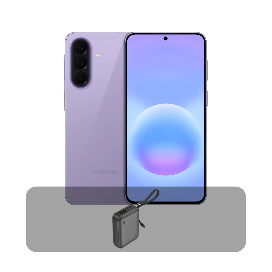 سامسونج Galaxy A57 5G – سعة 512 جيجا، رام 12 جيجا، شريحتين اتصال + عرض الباندل | ليلكي 