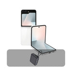 هاتف Samsung Galaxy Z Flip7 FE – رام 8GB، وتخزين 256GB + عرض الباندل | أبيض