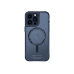 SkinArma iPhone 15 Pro Saido Case + Card Holder | Blue