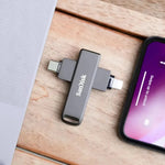 سانديسك Ixpand فلاش درايف لوكس USB-C وLightning 256 جيجابايت