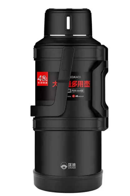 DKADI 3000ml Vacuum Bottle | Black