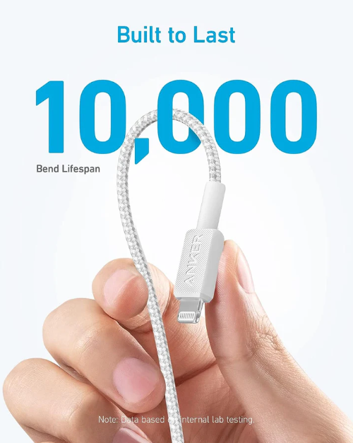 Anker 322 USB-C to Lightning cable 6ft Braided