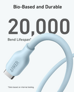 Anker 542 USB-C to Lightning Cable (Bio Based 0.9m) | Blue