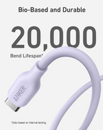 Anker 542 USB-C to Lightning Cable Bio Based 1.8m | Violet