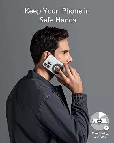 مسكة هاتف مغناطيسية (MagGo) 610 مع مسند مريح من Anker | أسود