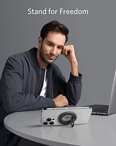 مسكة هاتف مغناطيسية (MagGo) 610 مع مسند مريح من Anker | أسود