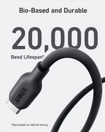 Anker 542 USB-C to Lightning  Cable (Bio Based 3ft) | Black