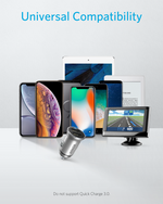 شاحن سيارة PowerDrive II Alloy بقوة 24 واط من Anker