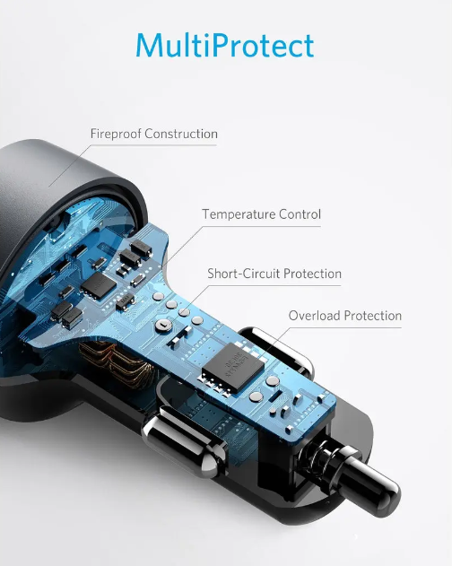 Anker PowerDrive PD + 2 35W | Black
