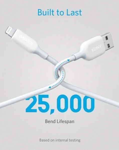 Anker Powerline III Lightning Cable - 3FT | White