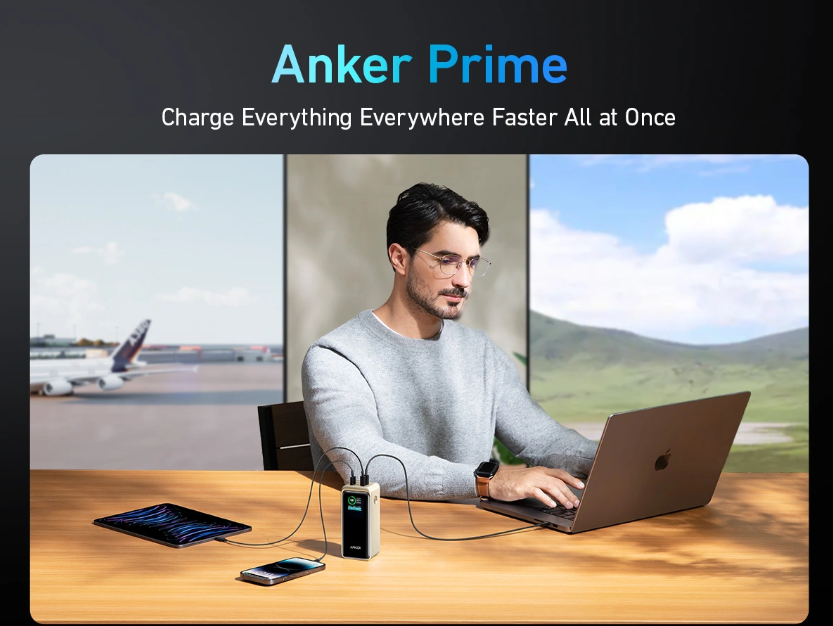 Anker Prime 20000mAh power bank 200W Series 7 | Golden