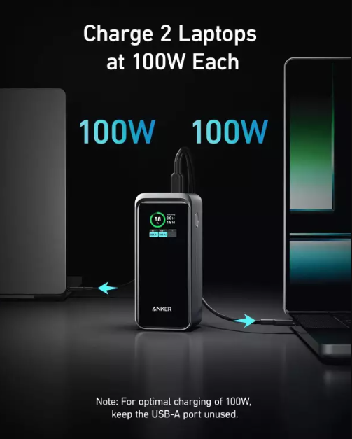 Anker Prime Multi Device Fast Charging Power Bank 20000mAh | Black