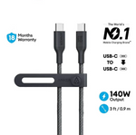 Anker 544 USB-C to USB-C Cable 140W Bio-Nylon 0.9m | Black
