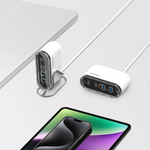 شاحن مكتبي بقوة 80 واط GaN ب4 منافذ