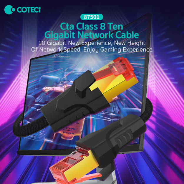 Coteci 2M Cat Class 8 Universal High Speed Network Cable