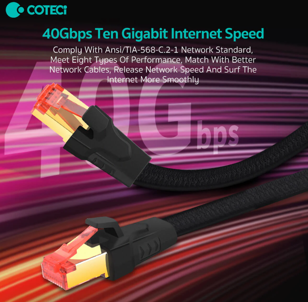 Coteci 2M Cat Class 8 Universal High Speed Network Cable