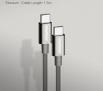 Momax Elite 60W USB-C Cable 1.5m | Titanium
