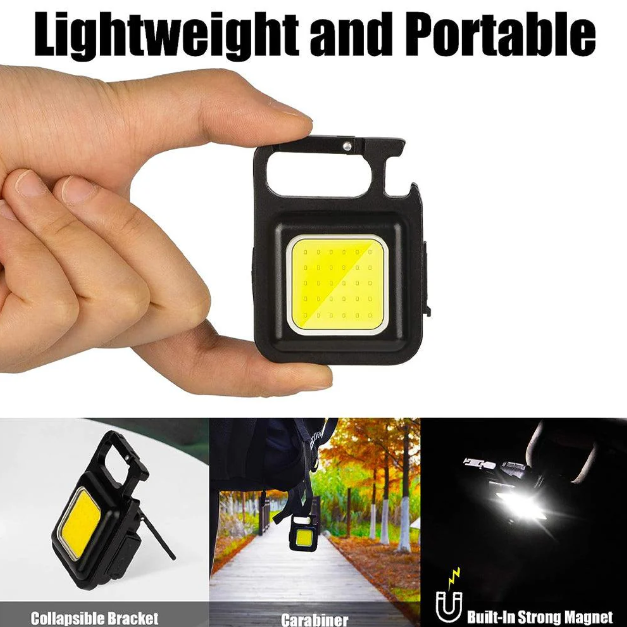 Cob Rechargeable Keychain Light