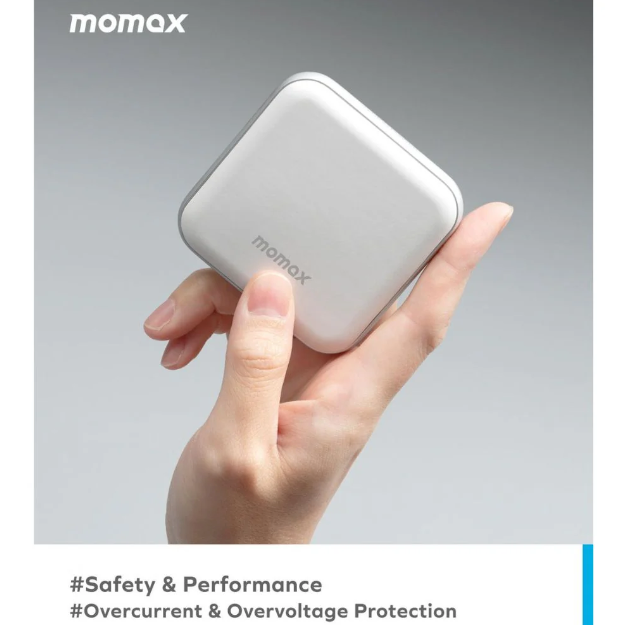 بطارية موماكسQ.Mag Power 2  3500 مللي أمبير في الساعة لاسلكية مغناطيسية | أبيض