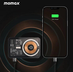 باور بانك Momax Q.Mag Power 8 بسعة 5000 مللي أمبير – شاحن لاسلكي مغناطيسي محمول مع قاعدة