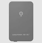 بطارية شحن متنقلة مومكس كيو مواج باور 6 مغناطيس - شحن  لاسلكي بسعة 5000 مللي أمبير | رمادي