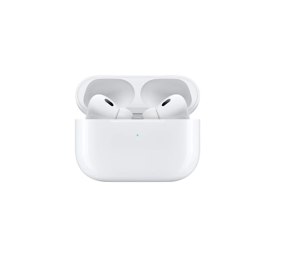 سماعات Apple AirPods Pro الجيل الثاني مع علبة شحن MagSafe USB-C | أبيض