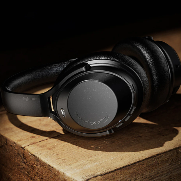 Fingertime Hybrid Noise Cancelling Wireless Headphones | Black