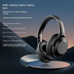 Fingertime Hybrid Noise Cancelling Wireless Headphones | Black