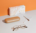 Barner Screen Glasses Ginza | Gold Matte