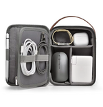 WiWU Minimalist Travel Pouch for Electronics Macbook Accessorie Organizer Bag | Gray