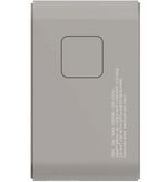 محول سفر تيار متردد 1-وورلد+ 70 واط GaN مع 3 منافذ وكابل يو أس بي سي مدمج من Momax | رمادي