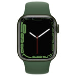 ساعة Apple Watch Series 7 GPS + Cellular مقاس 41mm بإطار من الألومنيوم لون Green وسوار Sport Band | اللون Clover – المقاس العادي.
