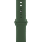 ساعة Apple Watch Series 7 GPS + Cellular مقاس 41mm بإطار من الألومنيوم لون Green وسوار Sport Band | اللون Clover – المقاس العادي.
