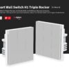 Aqara Smart Wall Switch H1 Triple Rocker (غير محايد) - (QBKG29LM)