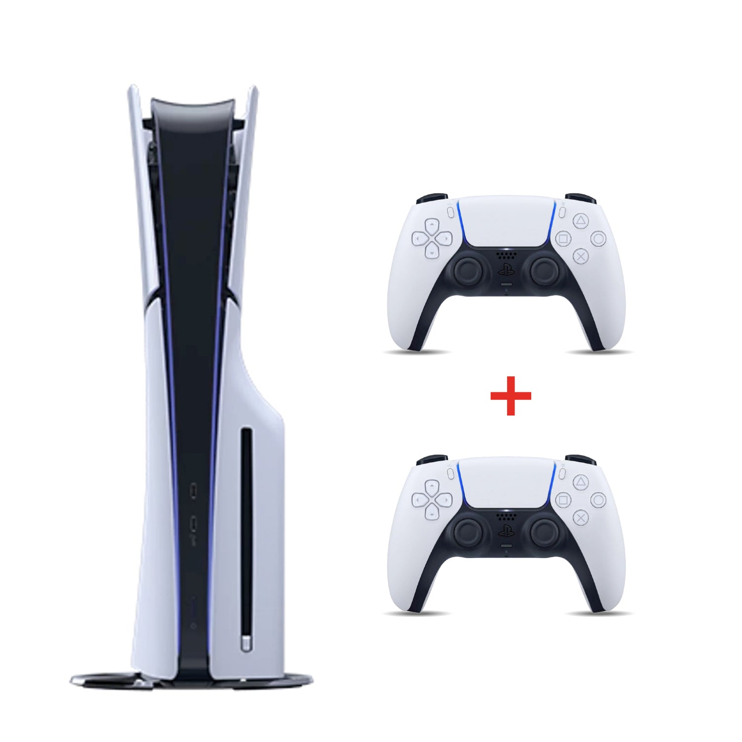Sony Playstation 5 Slim 1TB Disc Edition With Two Dualsense Controller | CFI-2016 + CFI-ZCT1W