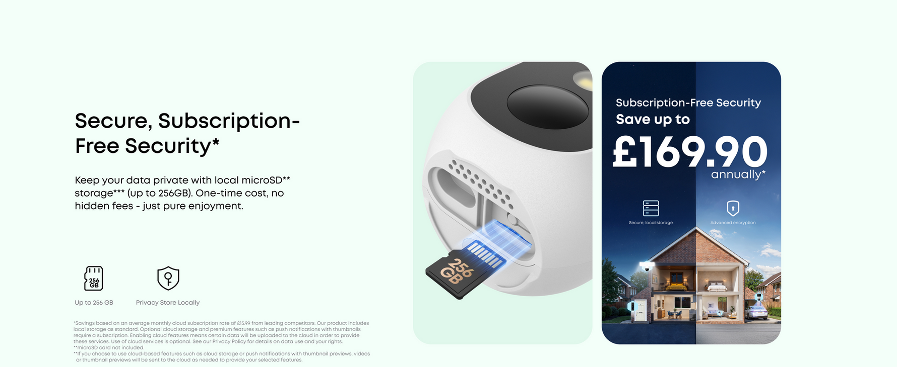 eufyCam C35 Flexible Security Camera with Color Night Vision | White