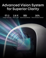 eufyCam C35 Flexible Security Camera with Color Night Vision | White