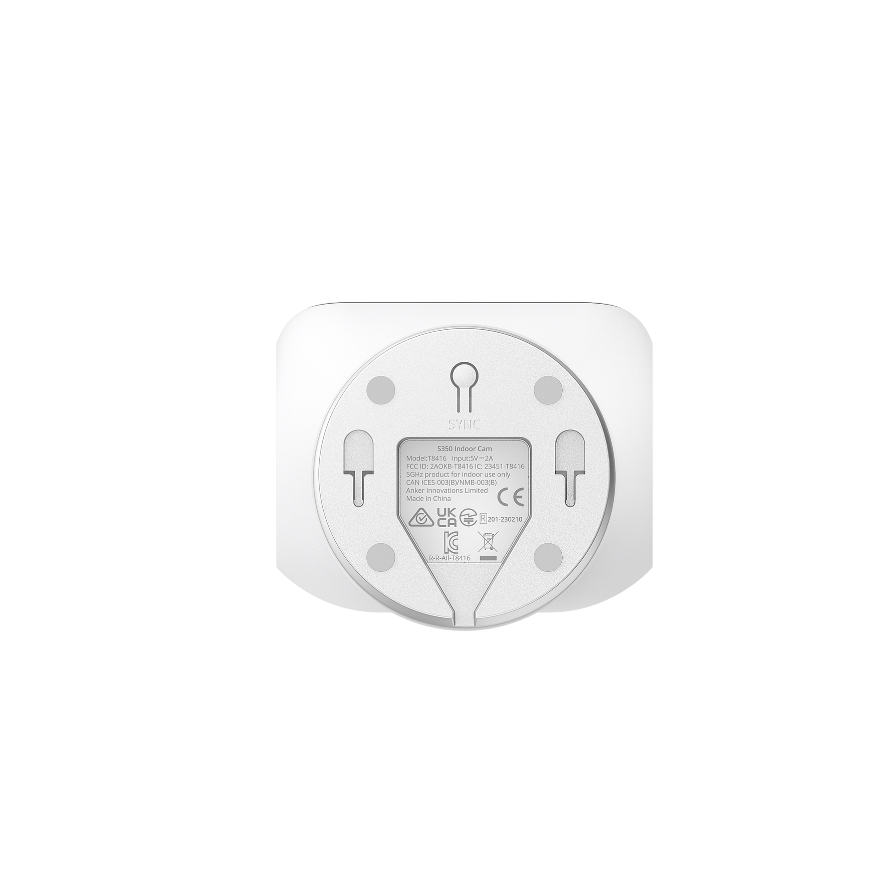 كاميرا المراقبة الذكية من Eufy كاميرا مزدوجة بدقة 4K | أبيض