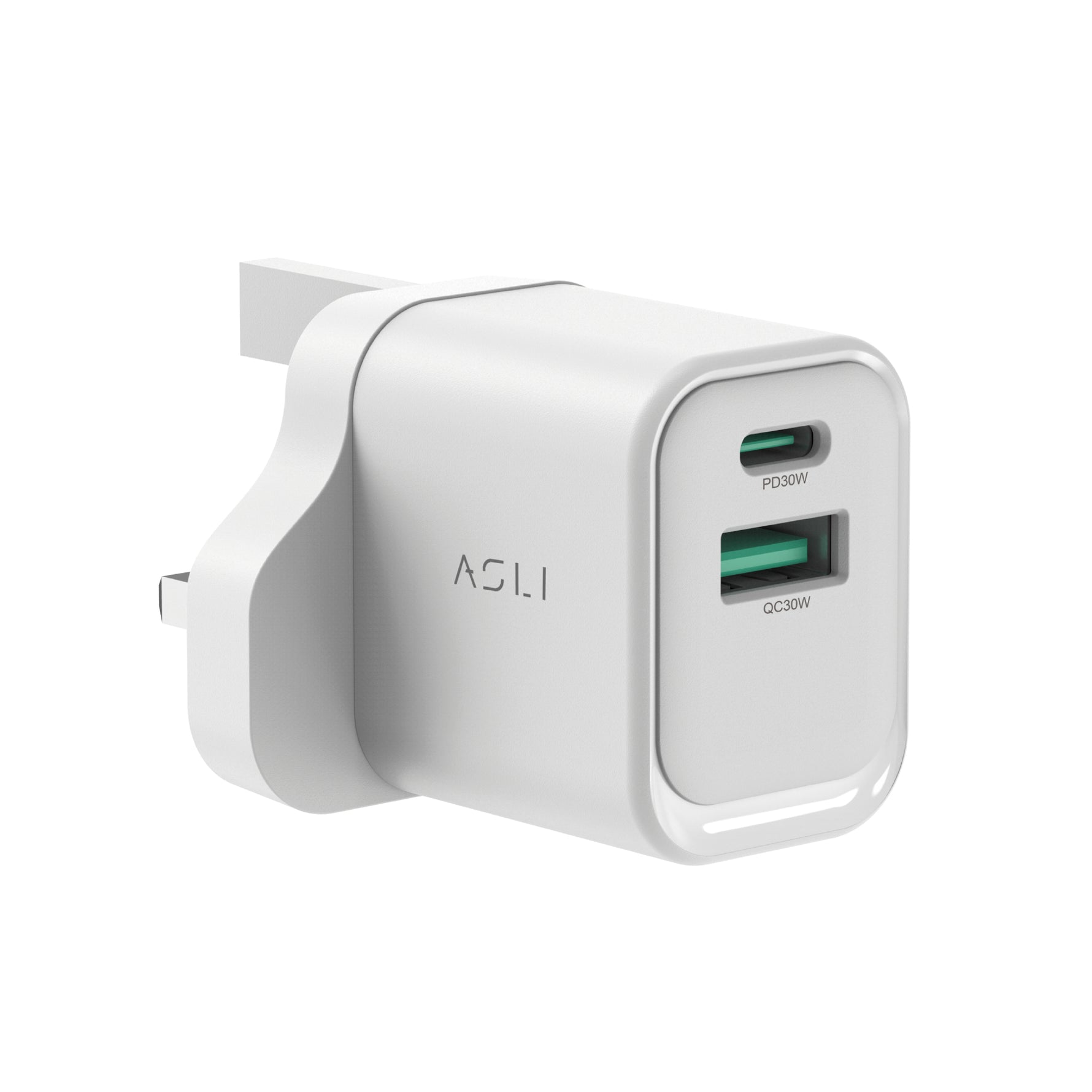 Asli Global Thundervolt Surge 33W Power Delivery GaN Dual USB Wall Charger