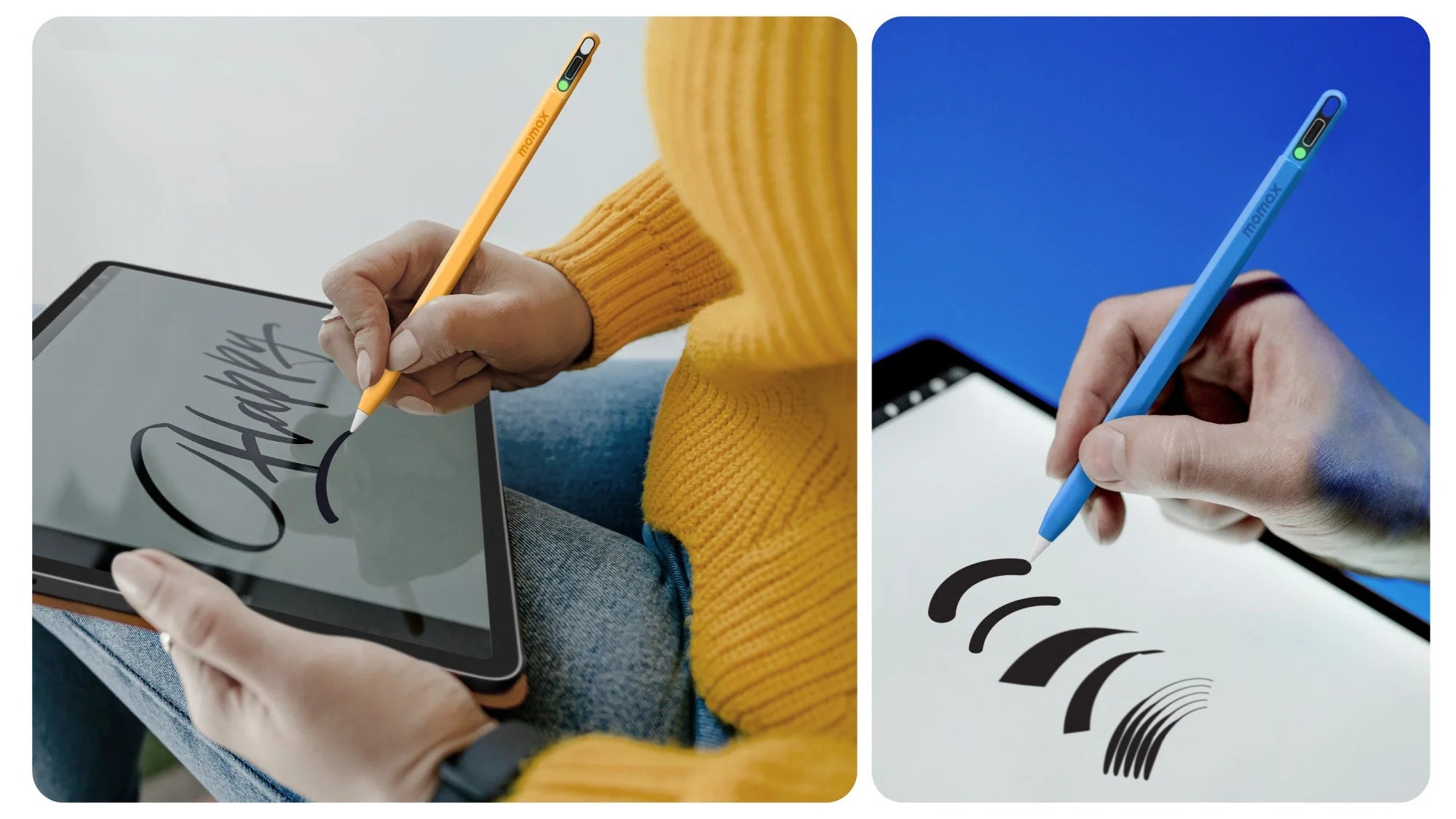 Momax Mag.Link Pop Magnetic Active Stylus Pen | Blue