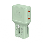 LZEL TravelPro Series Dual Port GaN Travel Wall Charger 45W I Dual Type-C Output I Global compatibility