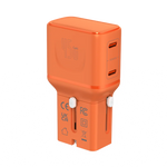 LZEL TravelPro Series Dual Port GaN Travel Wall Charger 45W I Dual Type-C Output I Global compatibility
