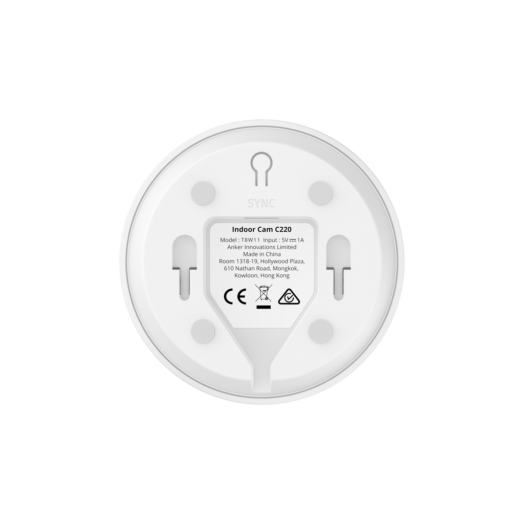  كاميرا Eufy Security Cam C220 داخلية سلكية بدقة 2K مع دوران 360° | أبيض