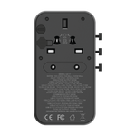 Momax 1-World 170W GaN 4-Port + AC Travel Adapter | Desert Titanium