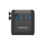 Momax 1-World 170W GaN 4-Port + AC Travel Adapter | Desert Titanium