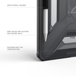 UAG Apple iPad 11" 11th Gen (A16) Scout+ Case | Grey Transparent
