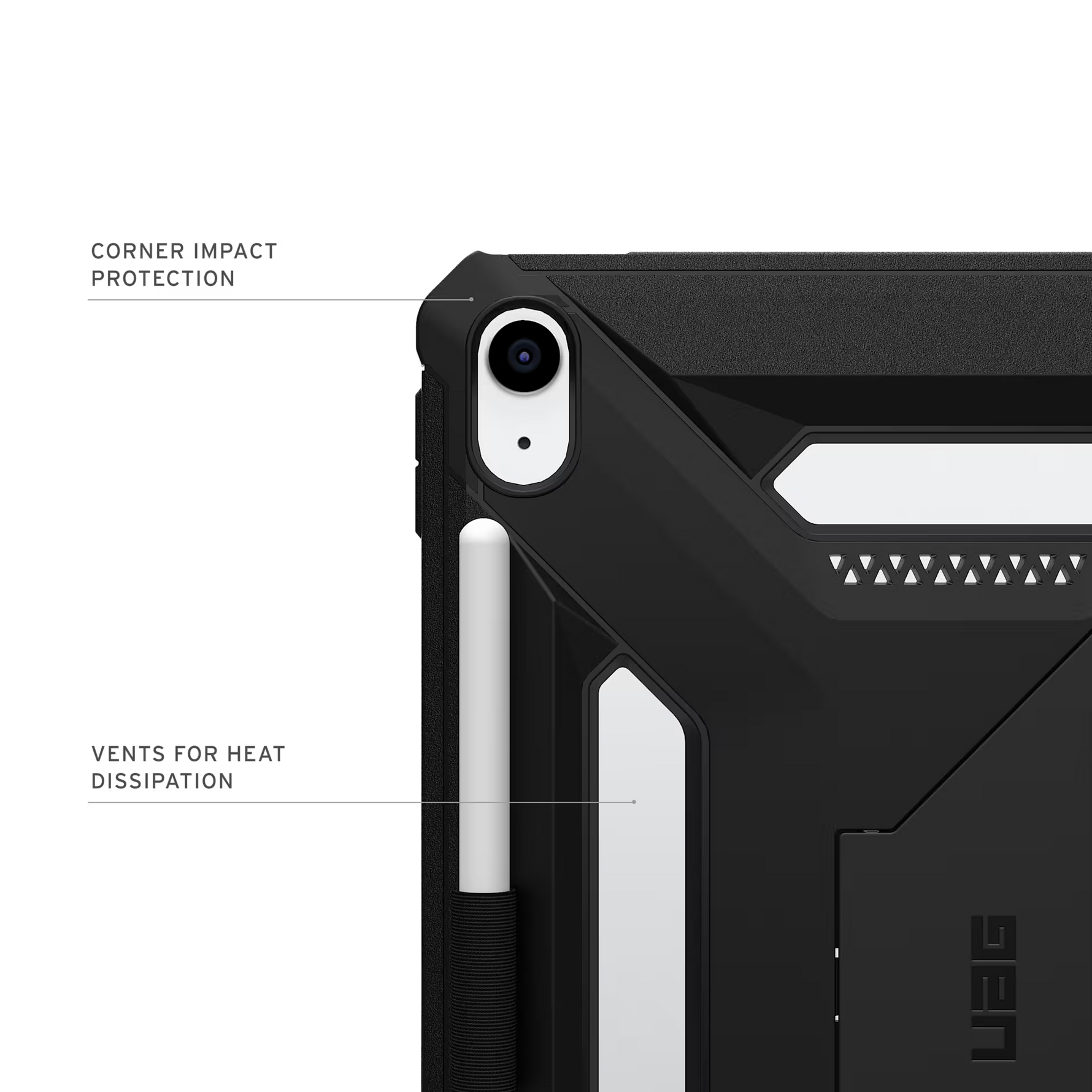 UAG Apple iPad 11" 11th Gen (A16) Scout+ Case | Black