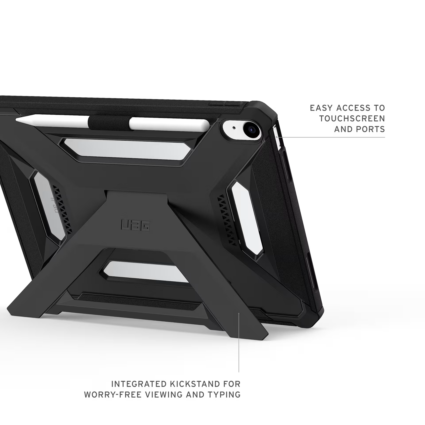 UAG Apple iPad 11" 11th Gen (A16) Scout+ Case | Black