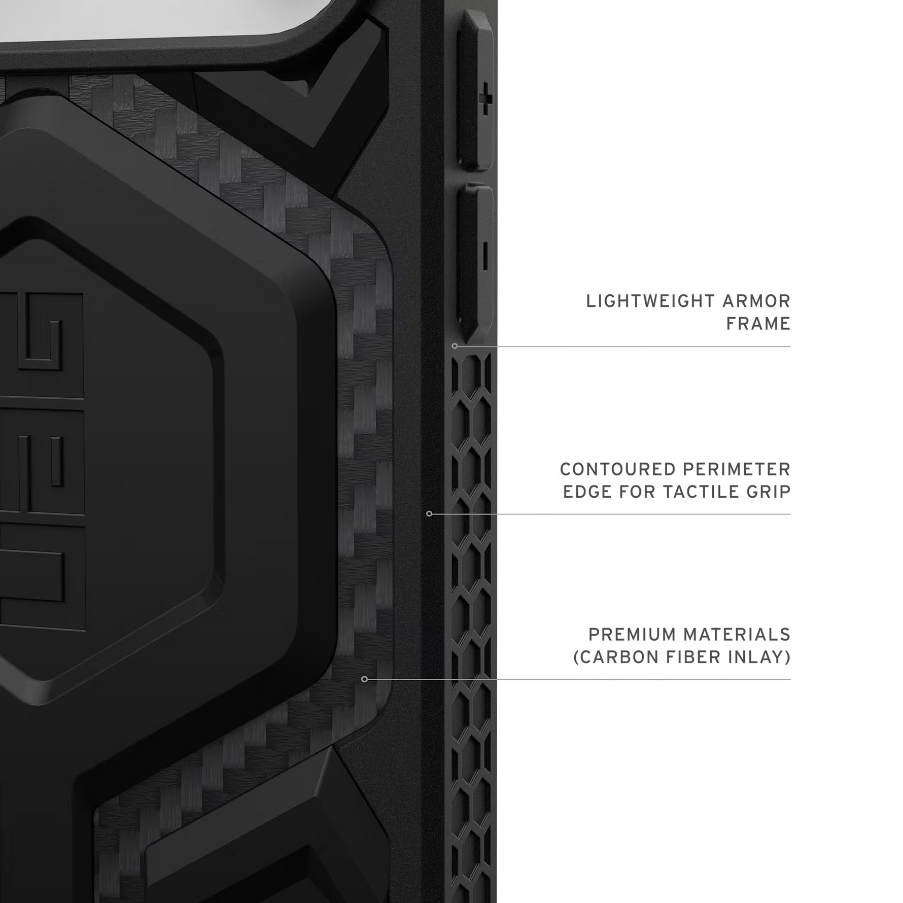 UAG iPhone 17 Pro Max Monarch Pro Magsafe Case | Carbon Fiber