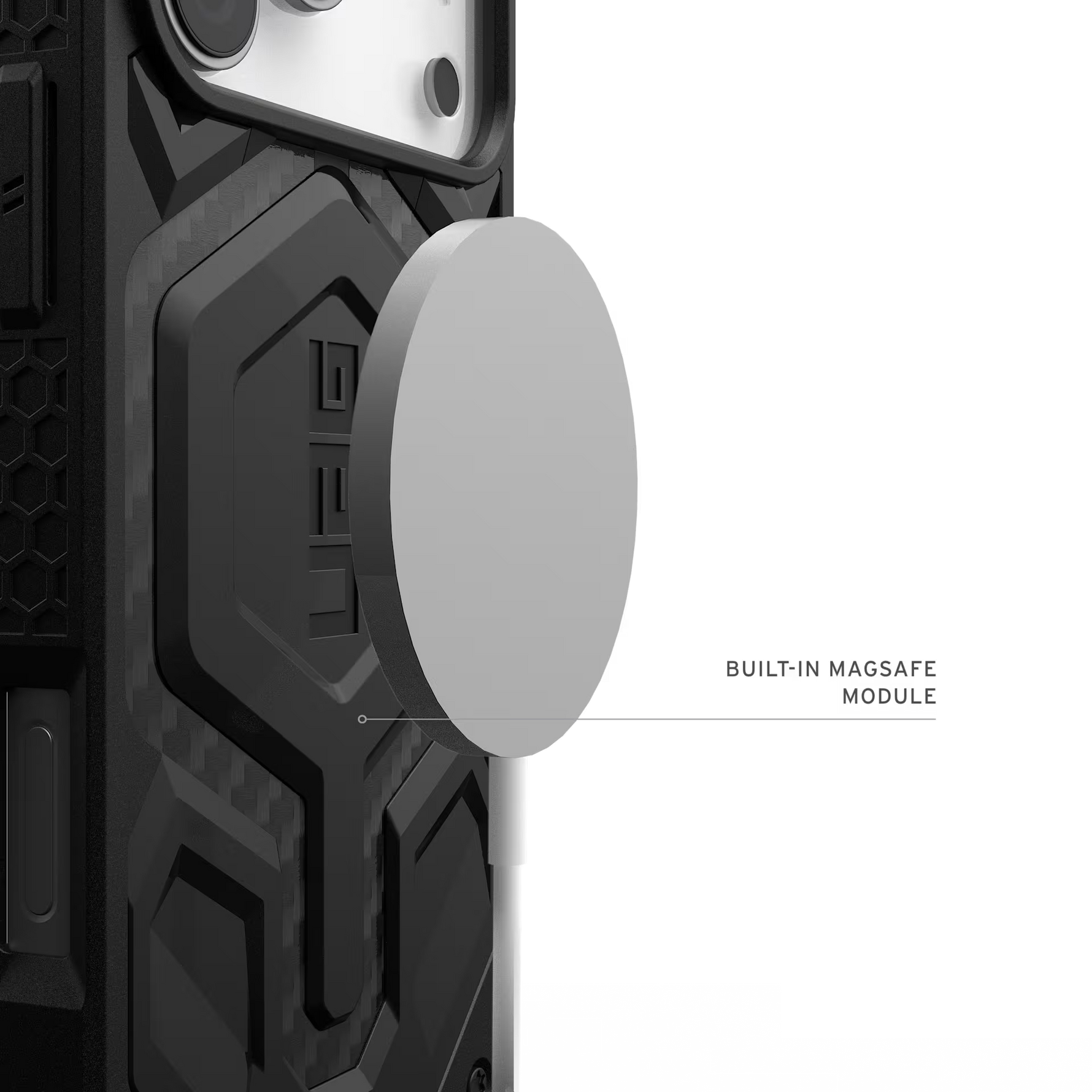 UAG iPhone 17 Pro Max Monarch Pro Magsafe Case | Carbon Fiber
